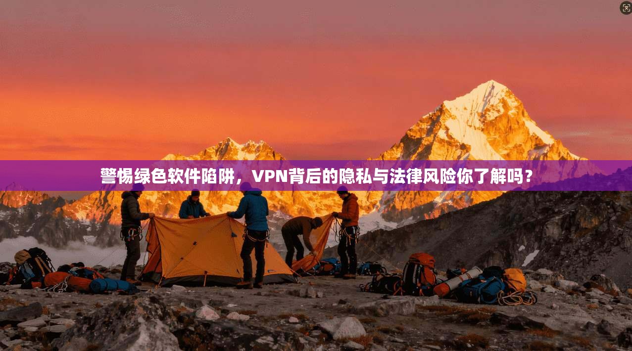 警惕绿色软件陷阱，VPN背后的隐私与法律风险你了解吗？