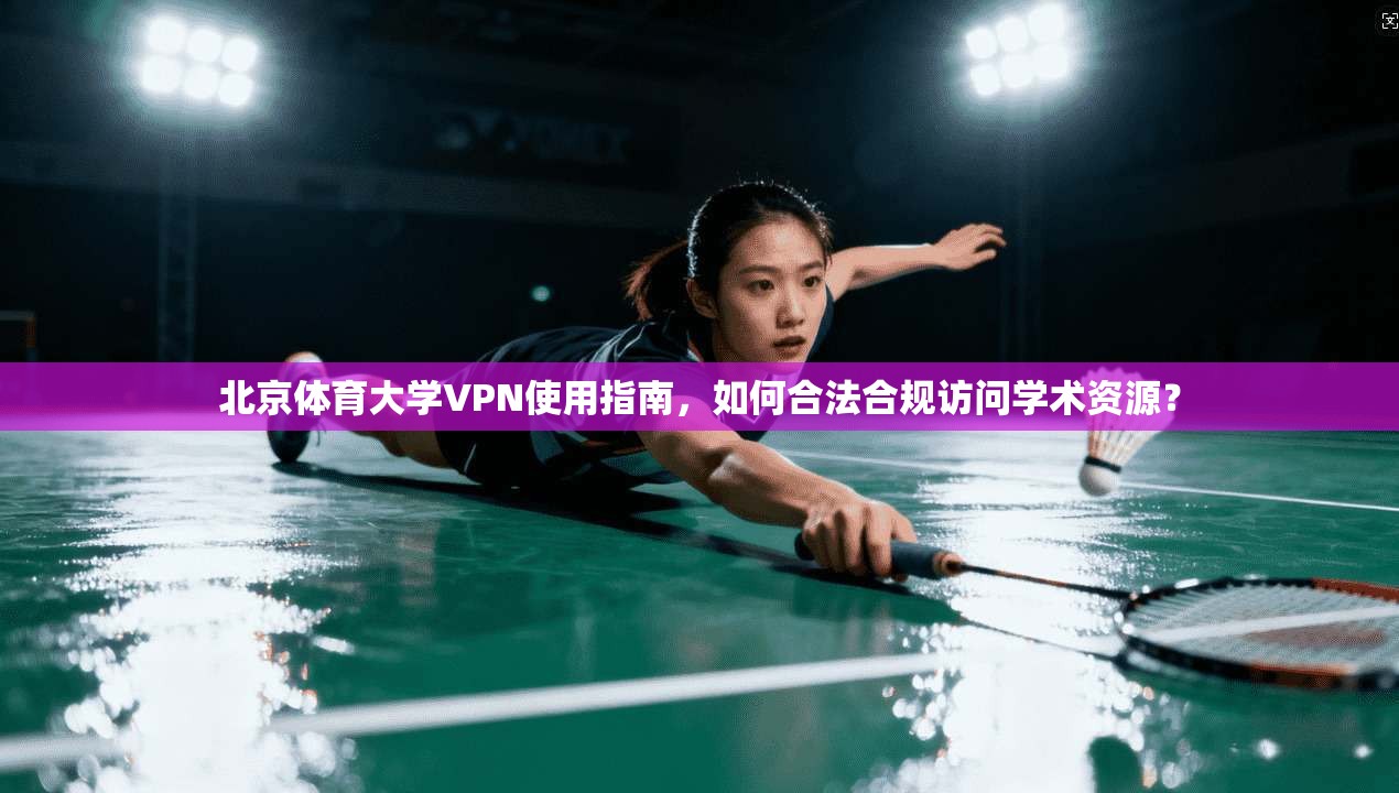 北京体育大学VPN使用指南，如何合法合规访问学术资源？