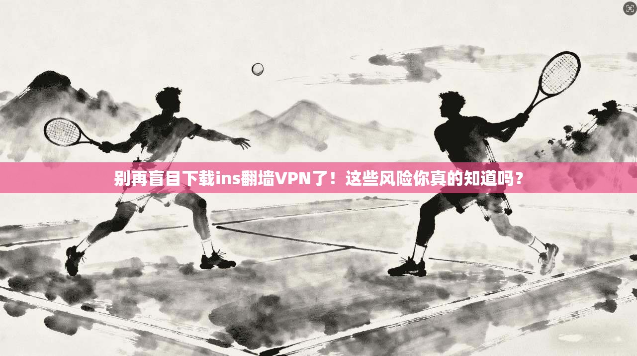 别再盲目下载ins翻墙VPN了！这些风险你真的知道吗？