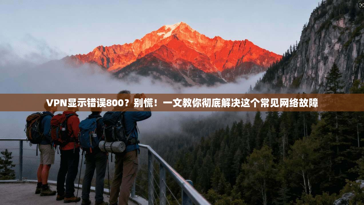 VPN显示错误800？别慌！一文教你彻底解决这个常见网络故障