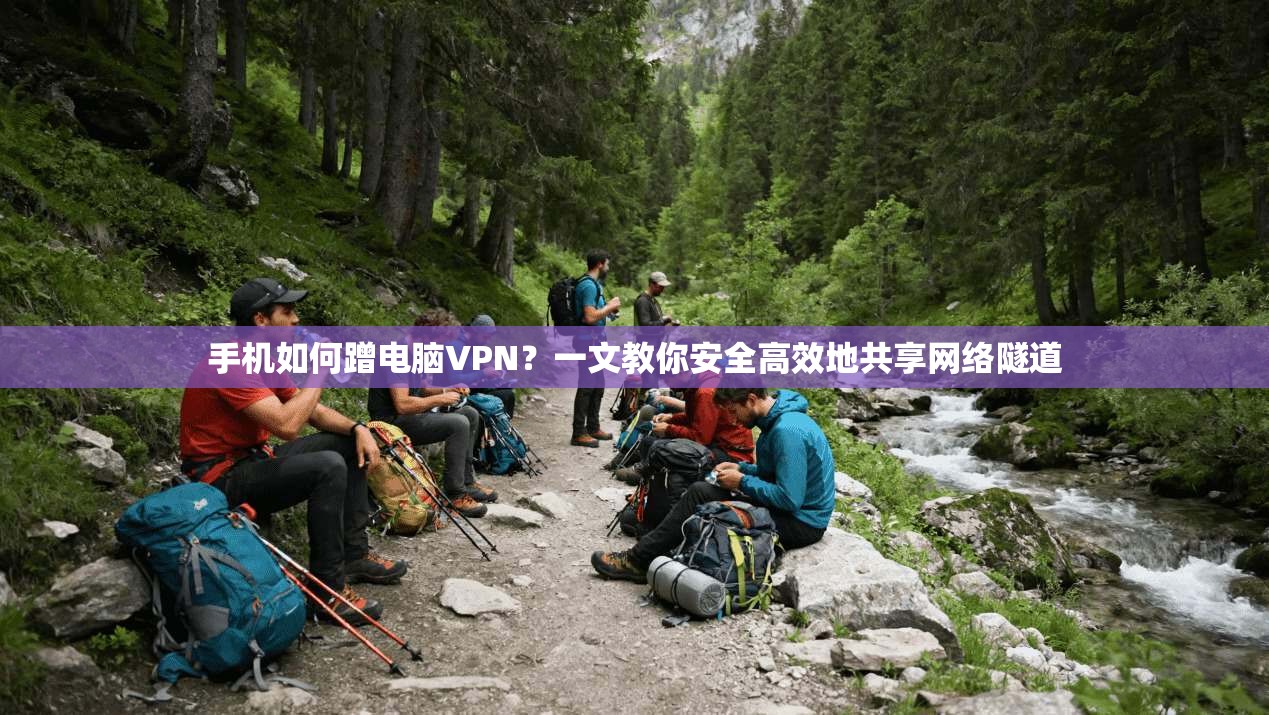 手机如何蹭电脑VPN？一文教你安全高效地共享网络隧道