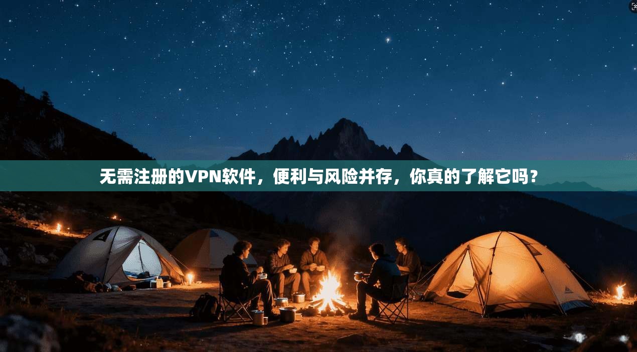 无需注册的VPN软件，便利与风险并存，你真的了解它吗？