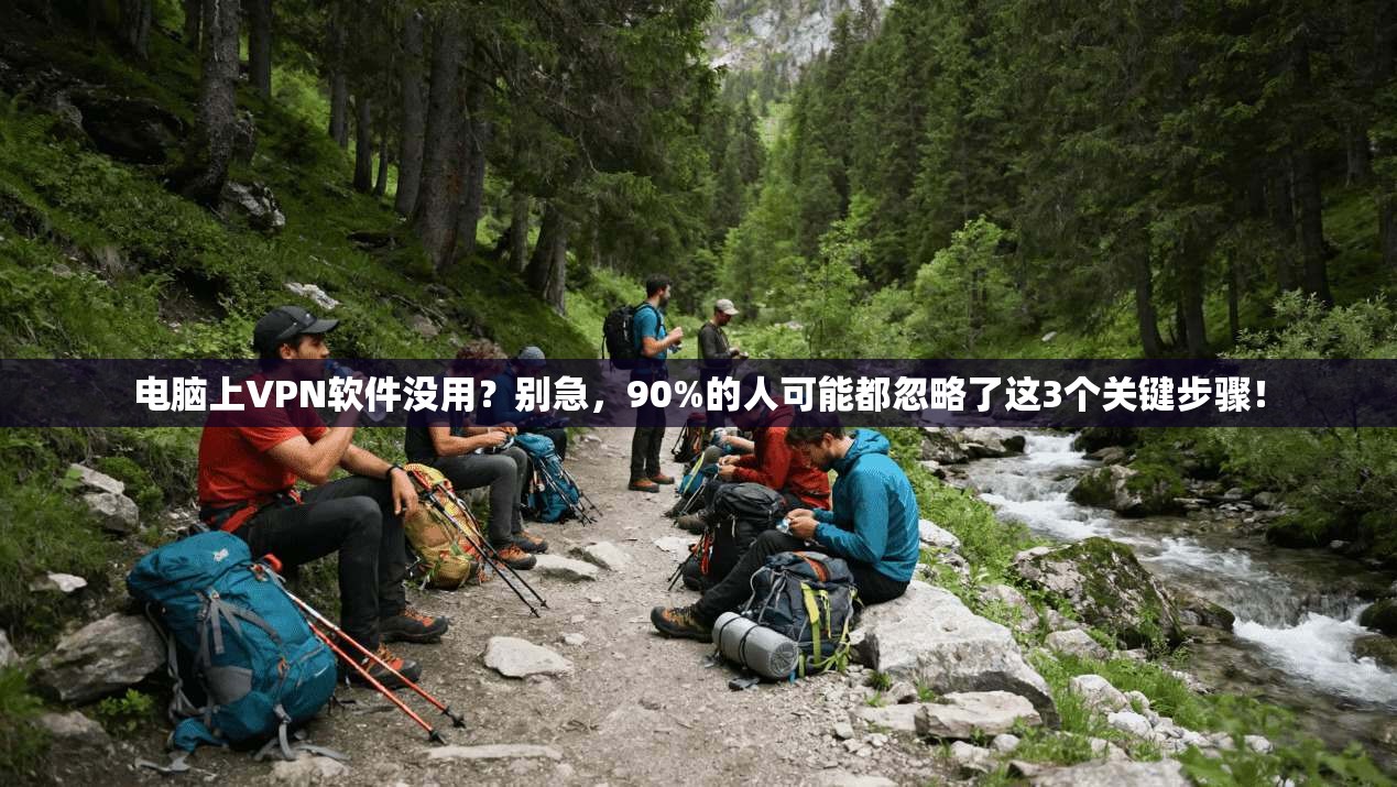 电脑上VPN软件没用？别急，90%的人可能都忽略了这3个关键步骤！