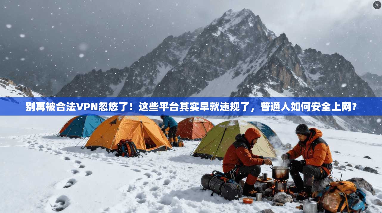 别再被合法VPN忽悠了!这些平台其实早就违规了,普通人如何安全上网?
