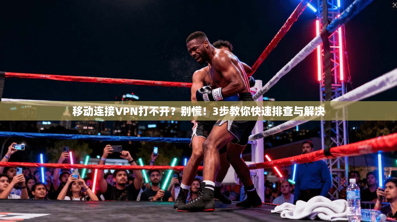 移动连接VPN打不开?别慌!3步教你快速排查与解决