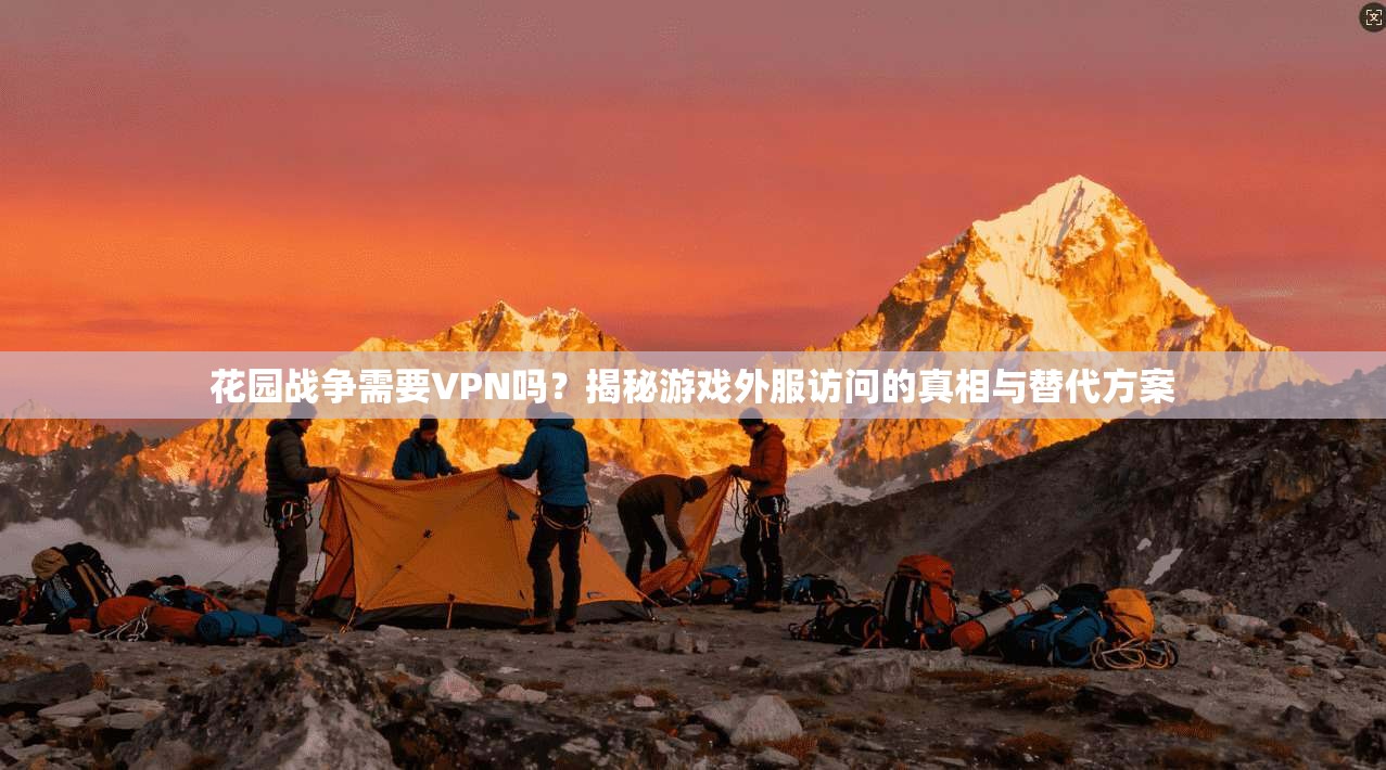 花园战争需要VPN吗？揭秘游戏外服访问的真相与替代方案