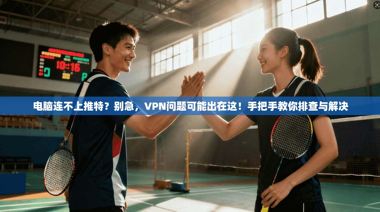 电脑连不上推特？别急，VPN问题可能出在这！手把手教你排查与解决