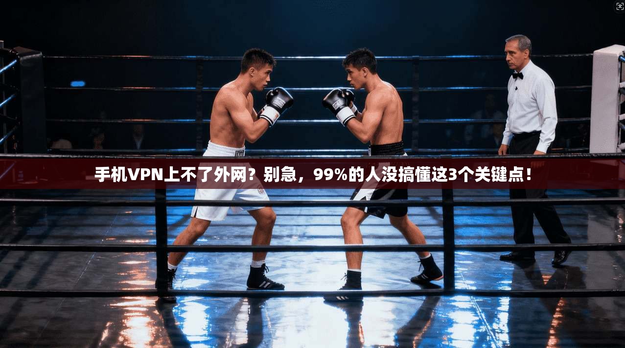 手机VPN上不了外网？别急，99%的人没搞懂这3个关键点！