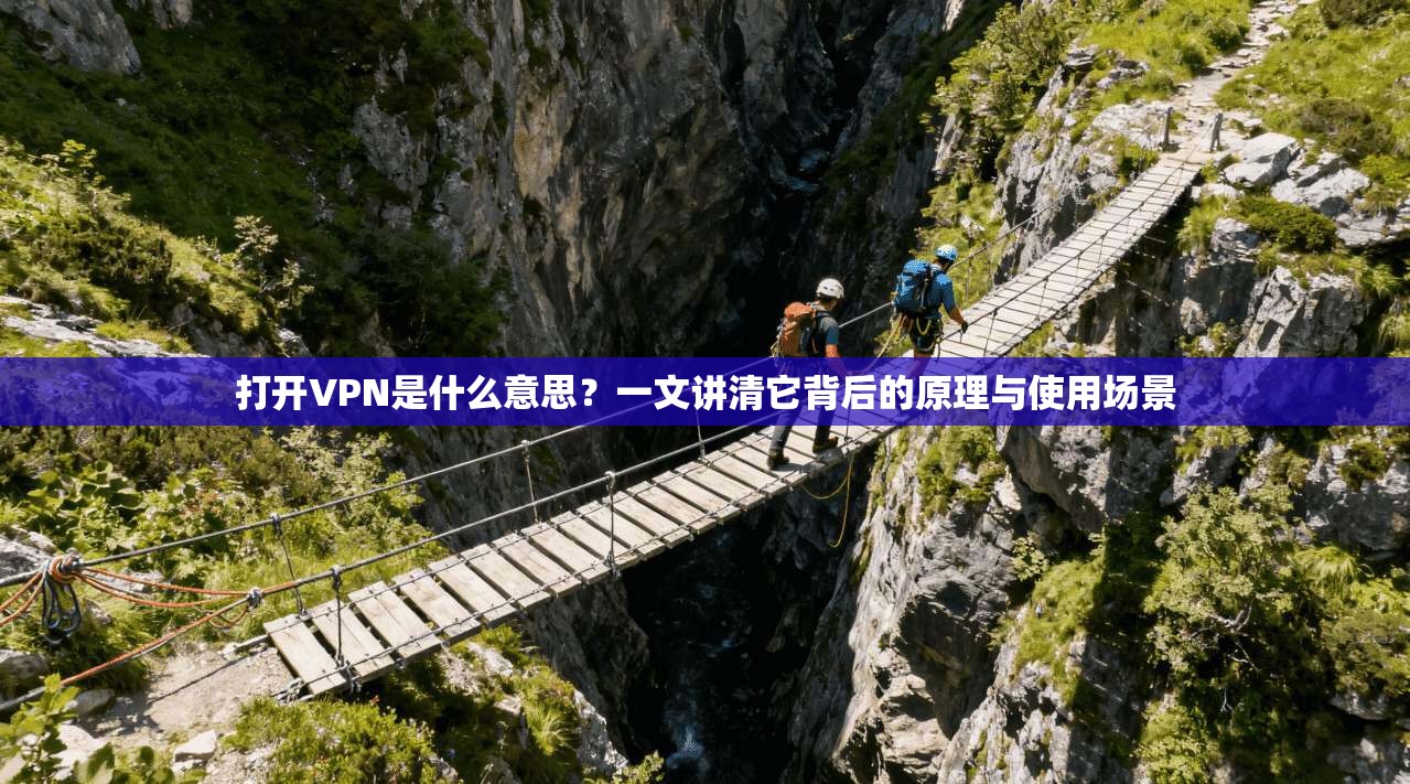 打开VPN是什么意思？一文讲清它背后的原理与使用场景