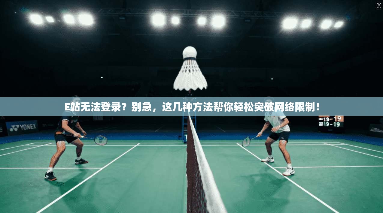 E站无法登录？别急，这几种方法帮你轻松突破网络限制！