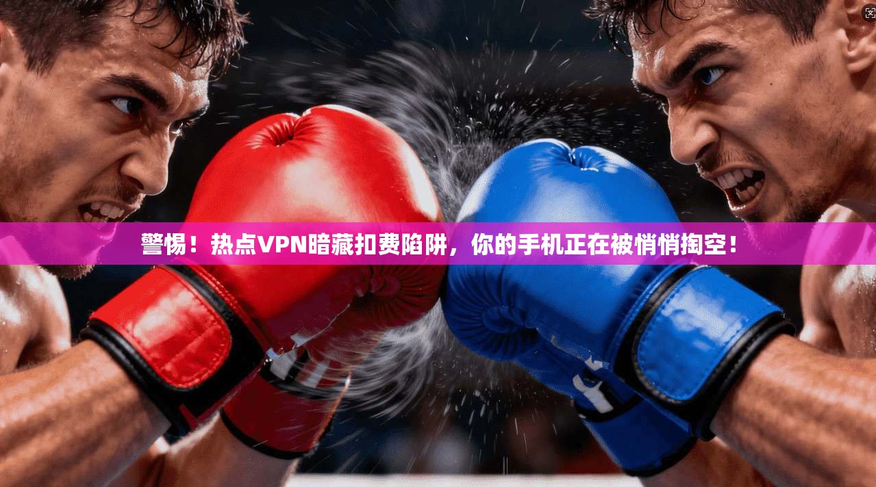 警惕!热点VPN暗藏扣费陷阱,你的手机正在被悄悄掏空!