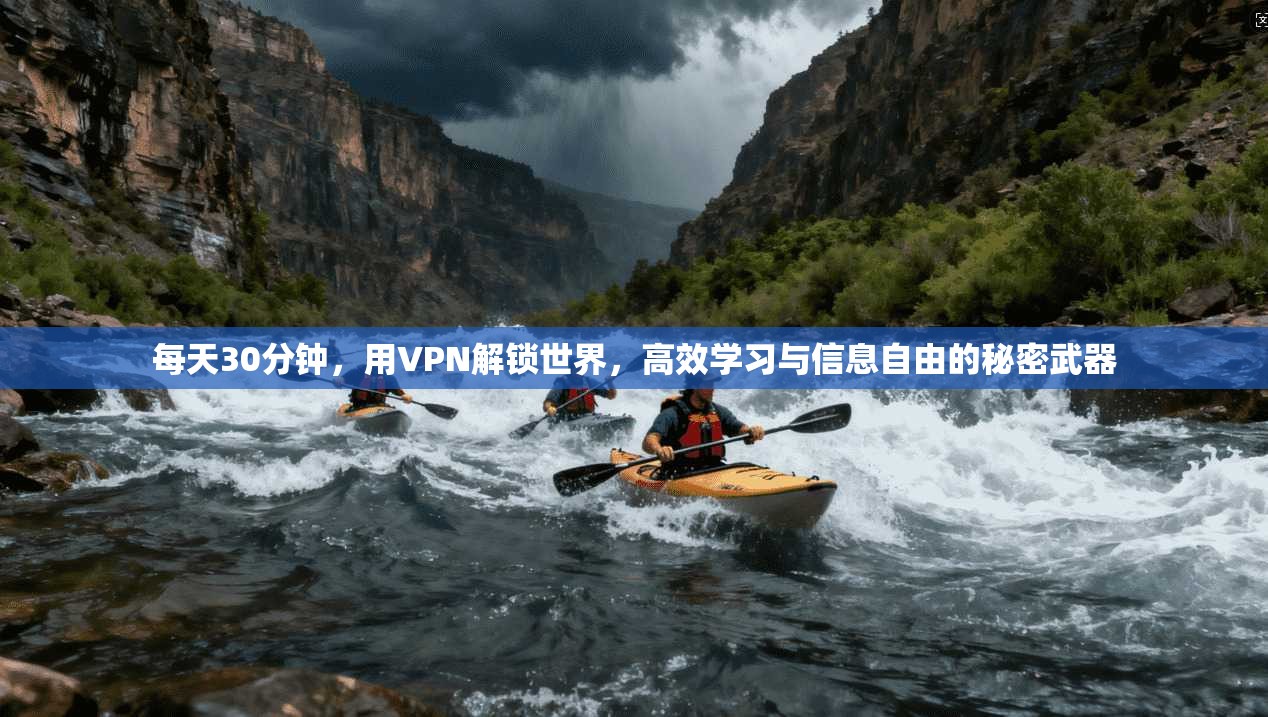 每天30分钟，用VPN解锁世界，高效学习与信息自由的秘密武器