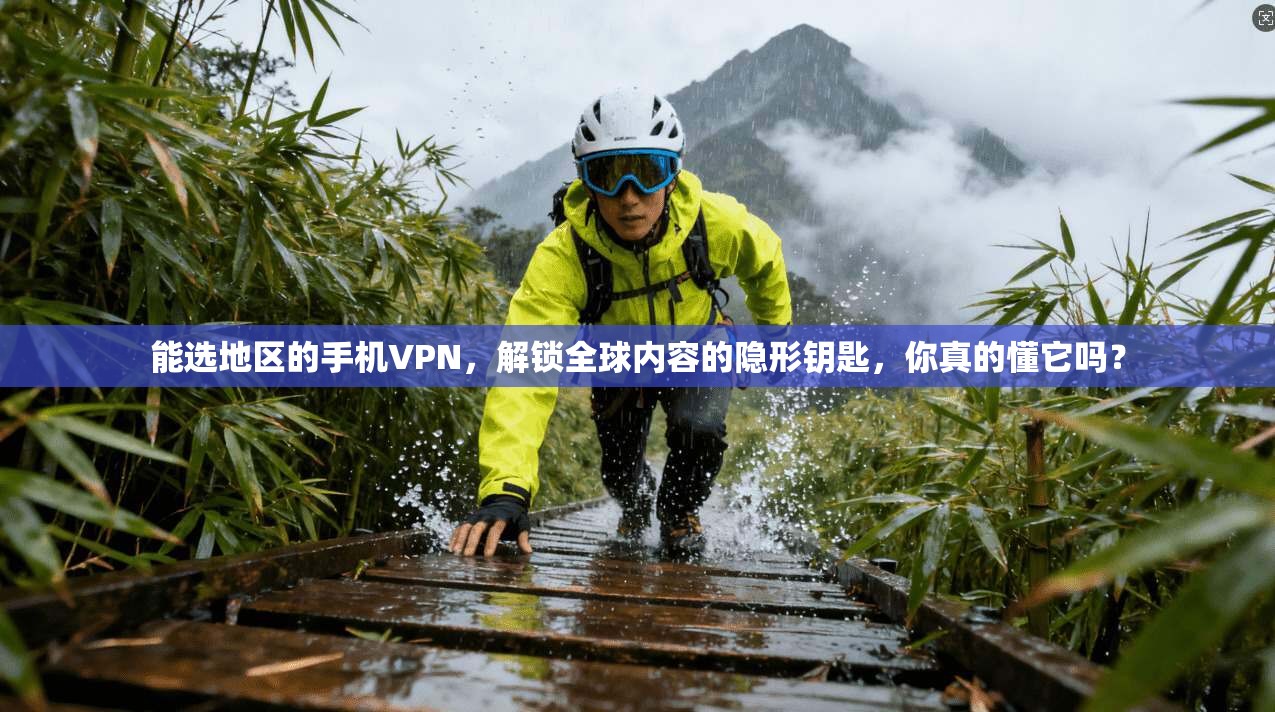 能选地区的手机VPN，解锁全球内容的隐形钥匙，你真的懂它吗？
