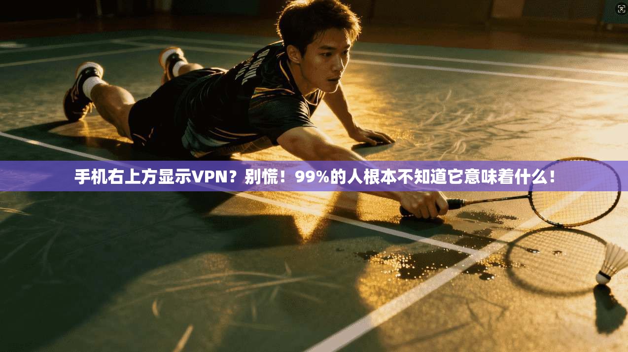 手机右上方显示VPN?别慌!99%的人根本不知道它意味着什么!