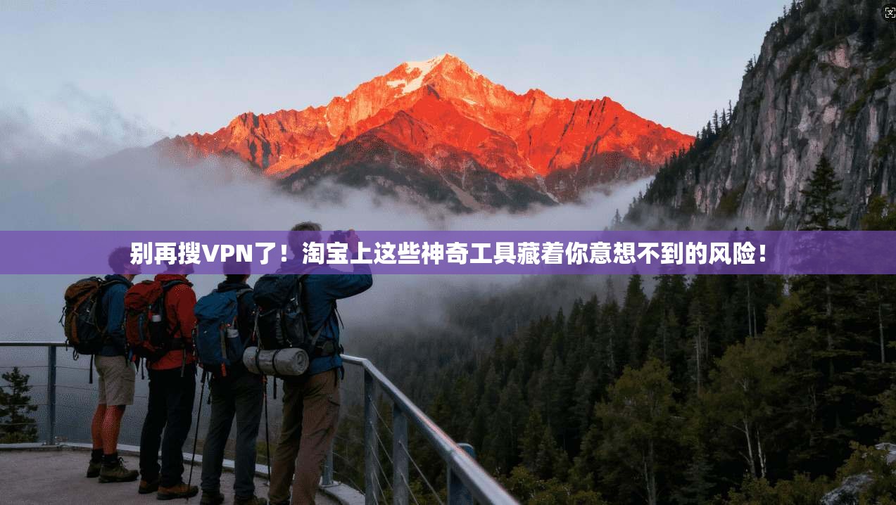 别再搜VPN了!淘宝上这些神奇工具藏着你意想不到的风险!