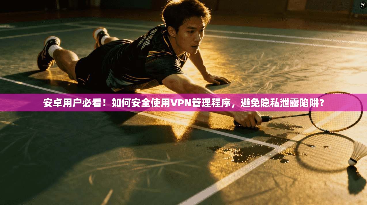 安卓用户必看！如何安全使用VPN管理程序，避免隐私泄露陷阱？