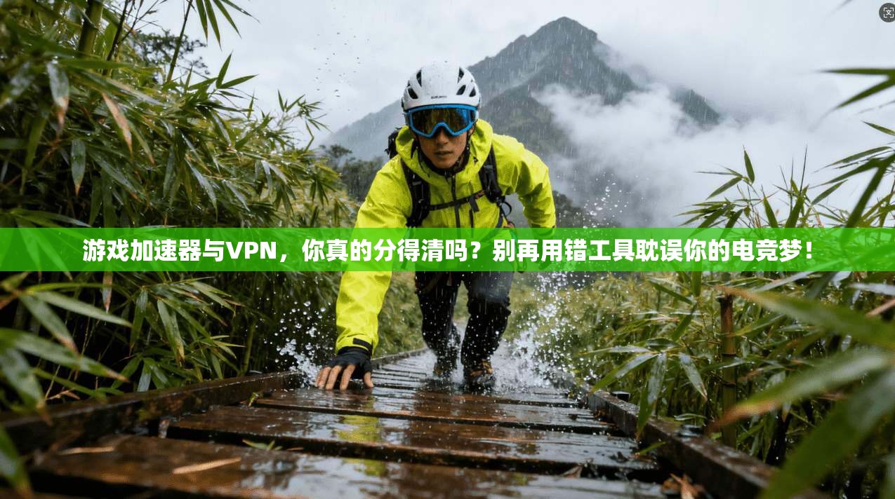 游戏加速器与VPN,你真的分得清吗?别再用错工具耽误你的电竞梦!