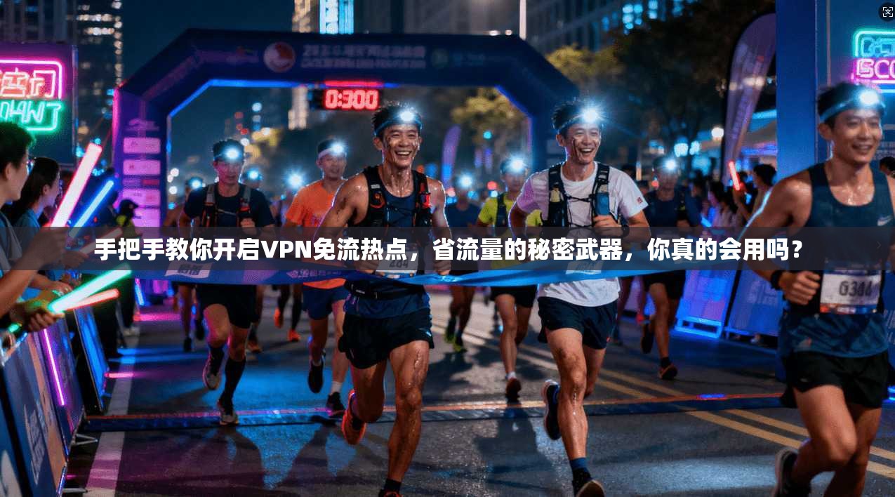 手把手教你开启VPN免流热点,省流量的秘密武器,你真的会用吗?