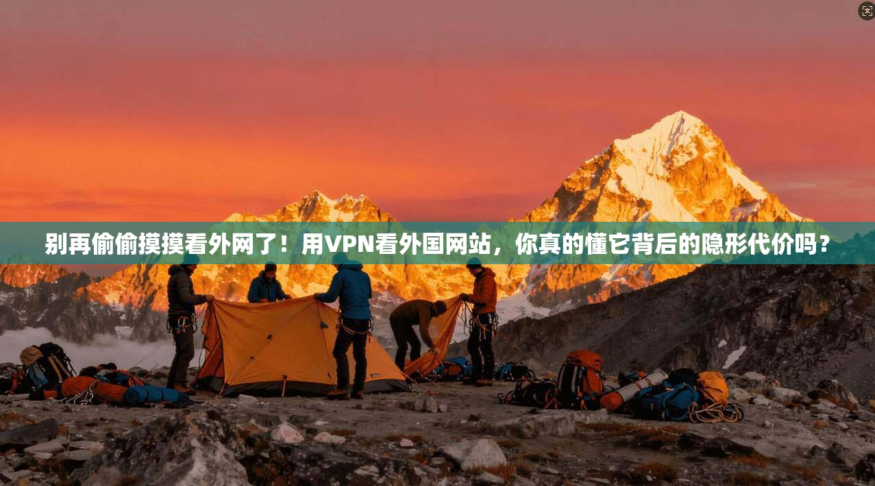 别再偷偷摸摸看外网了！用VPN看外国网站，你真的懂它背后的隐形代价吗？