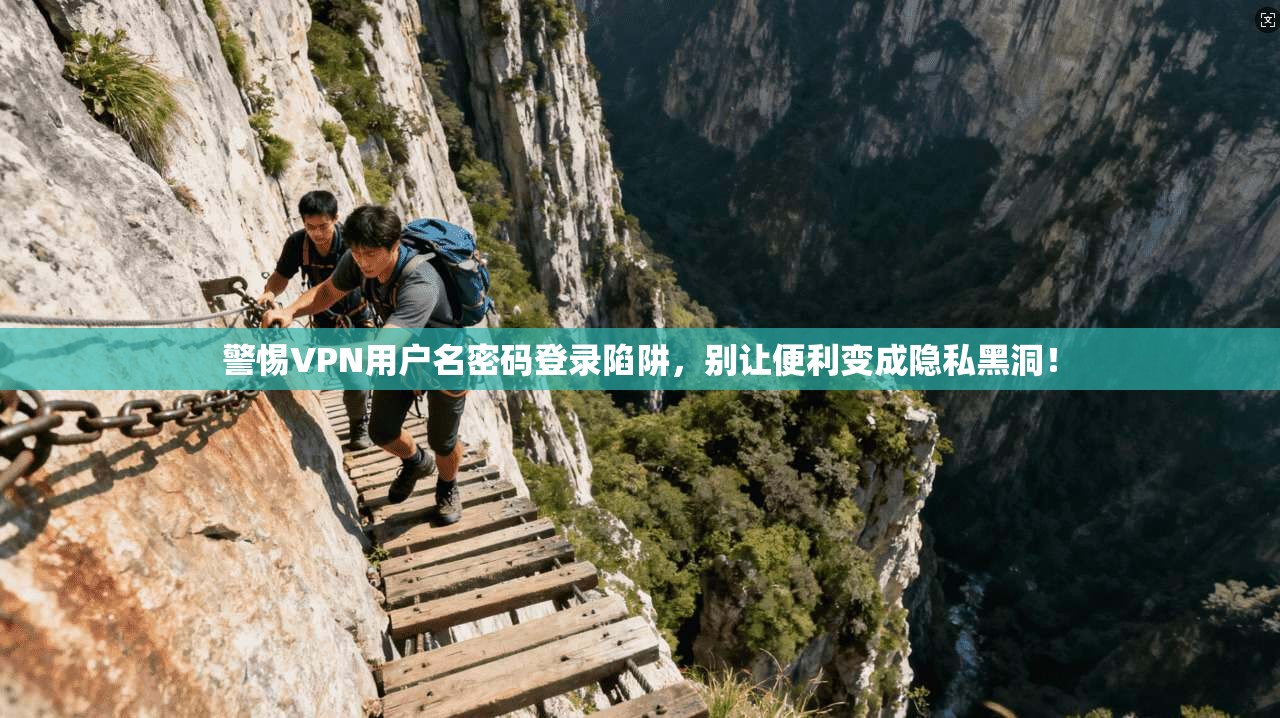 警惕VPN用户名密码登录陷阱，别让便利变成隐私黑洞！