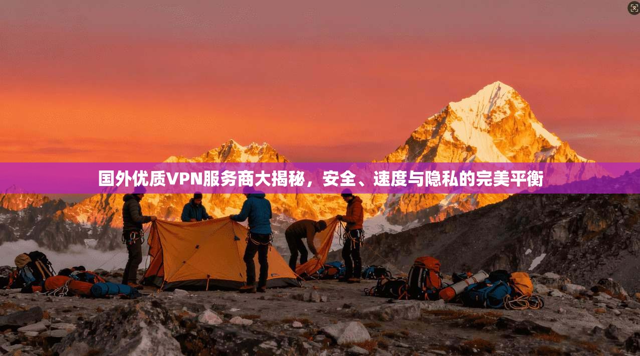 国外优质VPN服务商大揭秘,安全、速度与隐私的完美平衡