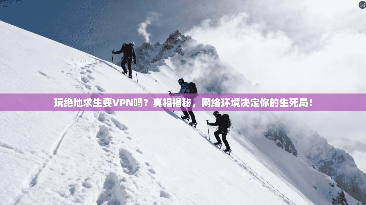 玩绝地求生要VPN吗？真相揭秘，网络环境决定你的生死局！