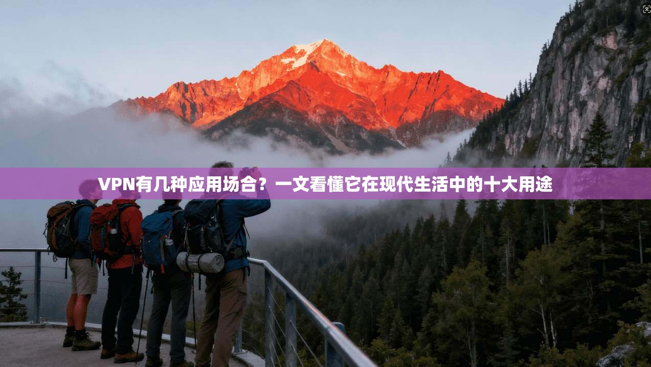 VPN有几种应用场合？一文看懂它在现代生活中的十大用途