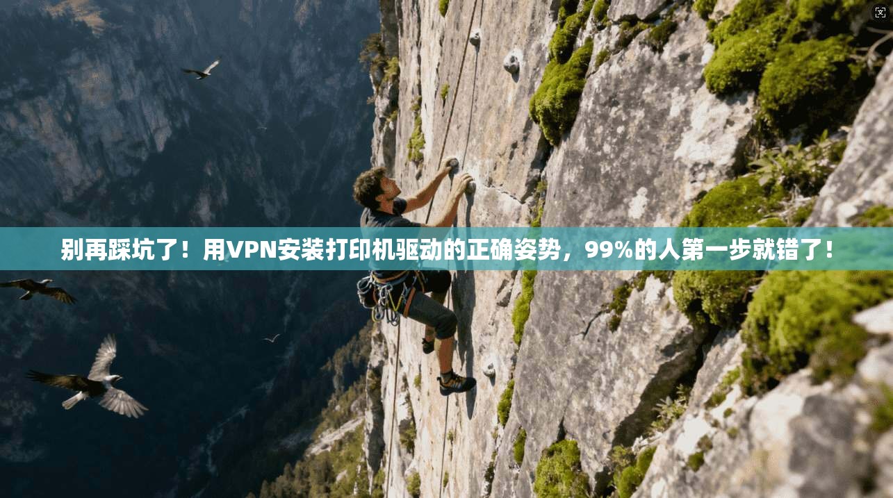 别再踩坑了！用VPN安装打印机驱动的正确姿势，99%的人第一步就错了！