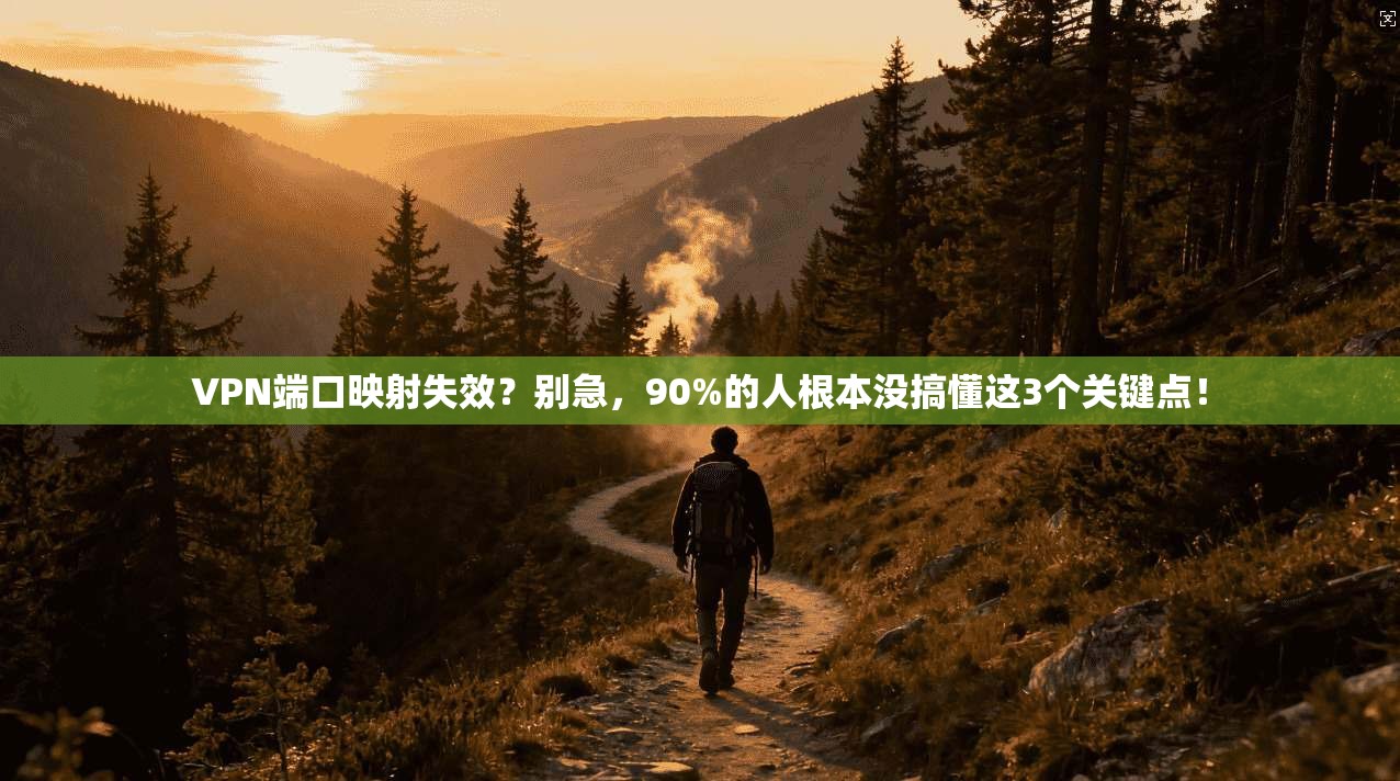 VPN端口映射失效?别急,90%的人根本没搞懂这3个关键点!