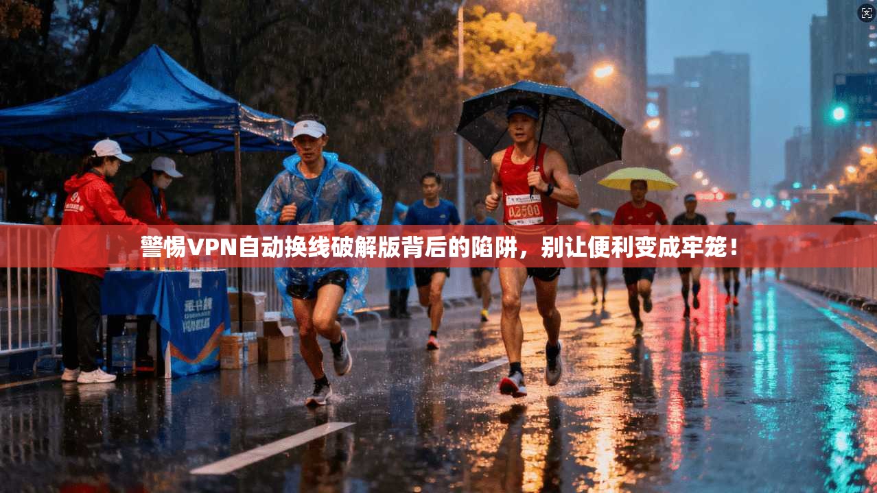 警惕VPN自动换线破解版背后的陷阱,别让便利变成牢笼!