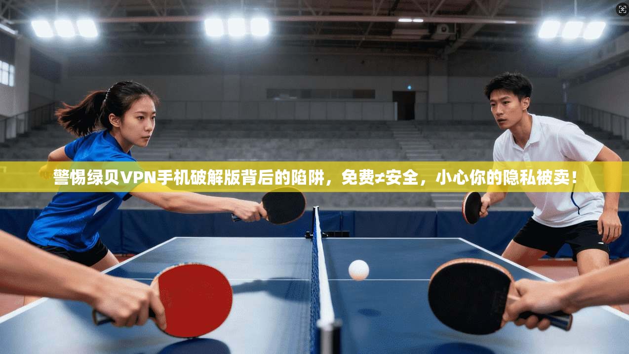 警惕绿贝VPN手机破解版背后的陷阱,免费≠安全,小心你的隐私被卖!