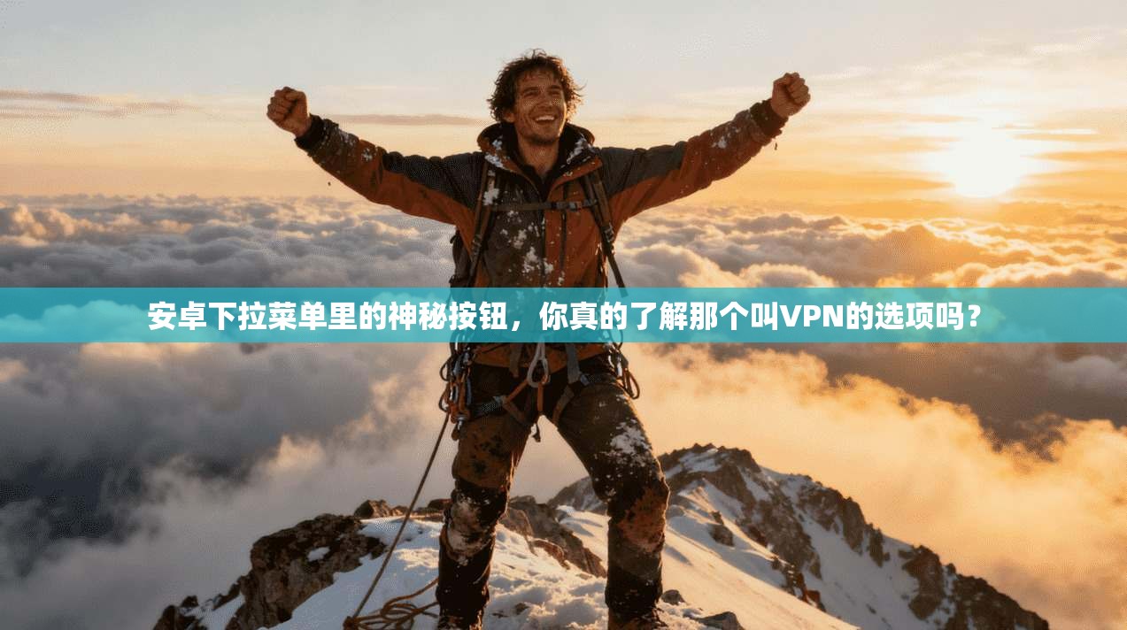 安卓下拉菜单里的神秘按钮，你真的了解那个叫VPN的选项吗？