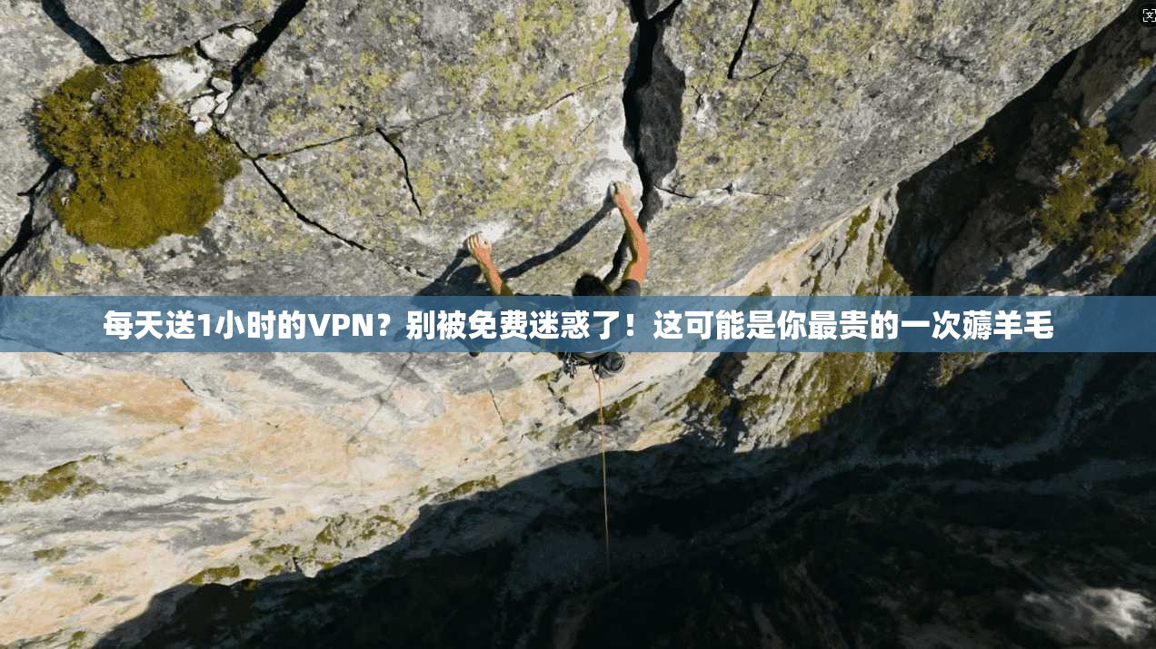 每天送1小时的VPN？别被免费迷惑了！这可能是你最贵的一次薅羊毛