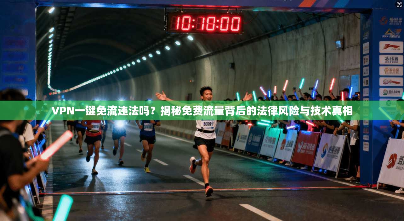 VPN一键免流违法吗？揭秘免费流量背后的法律风险与技术真相