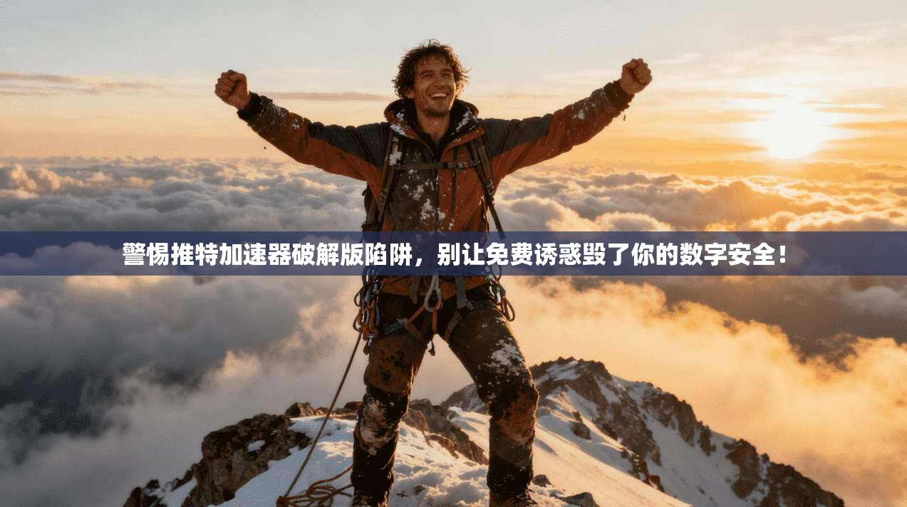 警惕推特加速器破解版陷阱，别让免费诱惑毁了你的数字安全！