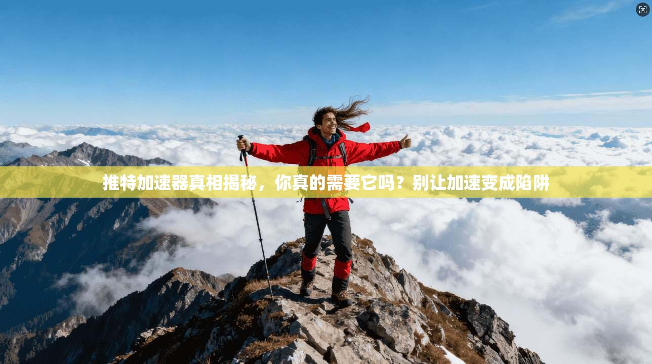 推特加速器真相揭秘，你真的需要它吗？别让加速变成陷阱