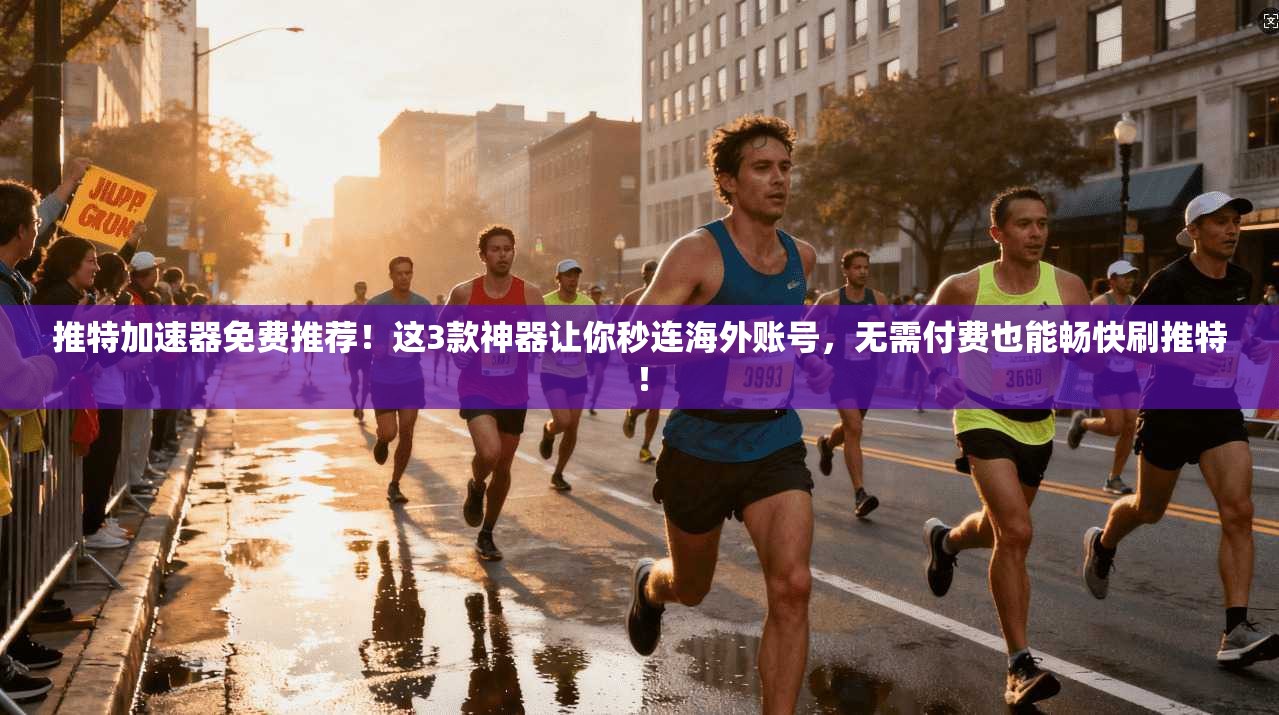推特加速器免费推荐！这3款神器让你秒连海外账号，无需付费也能畅快刷推特！