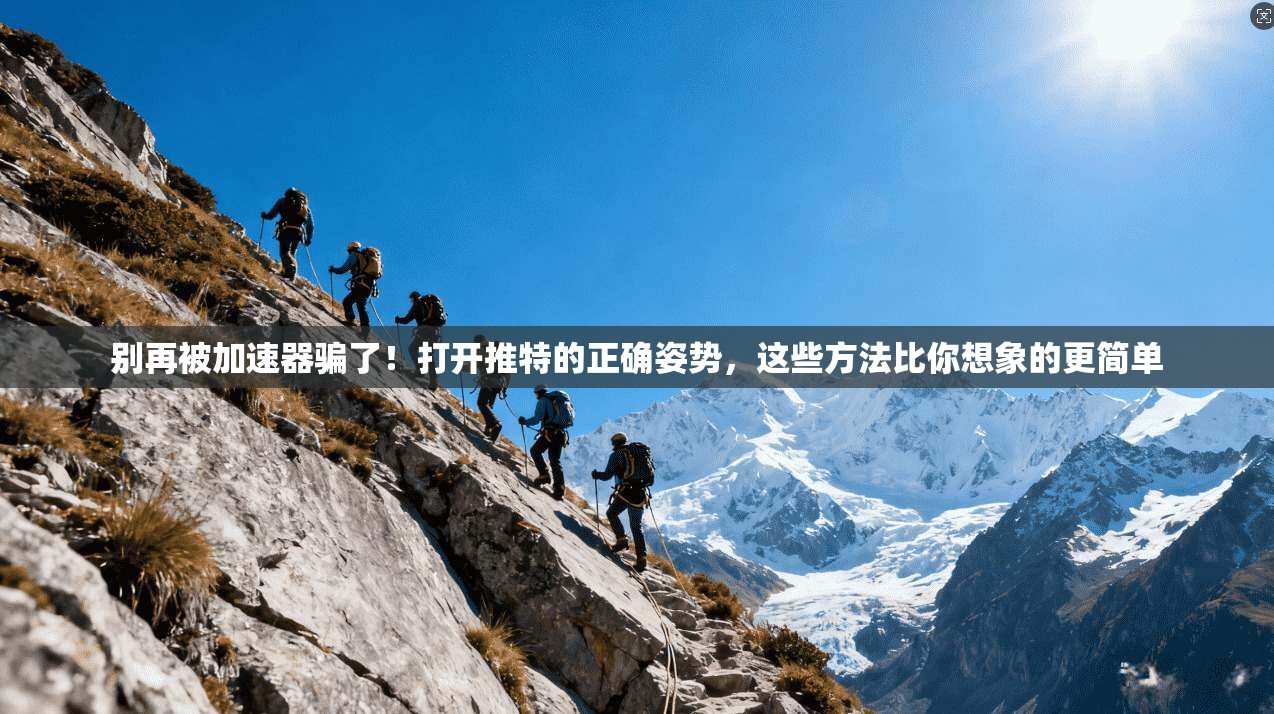 别再被加速器骗了！打开推特的正确姿势，这些方法比你想象的更简单